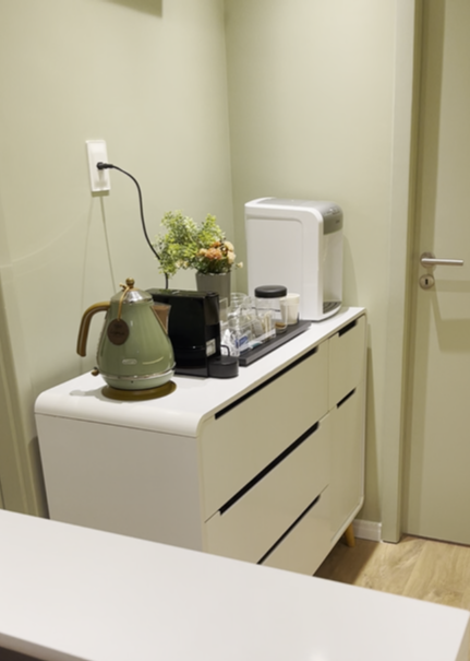 Consultório Dra. Bruna Melo - Detalhes do espaço acolhedor